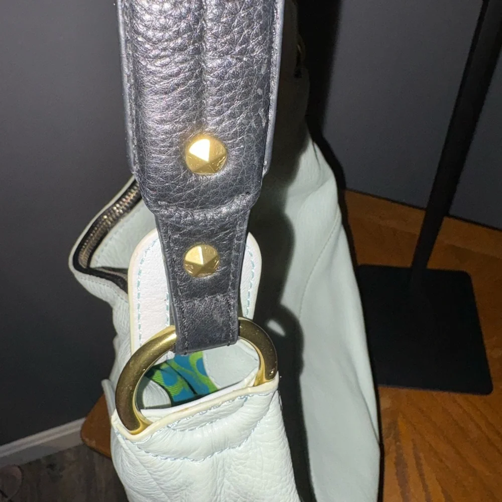 orYANY Cream and Tan Hobo Bag